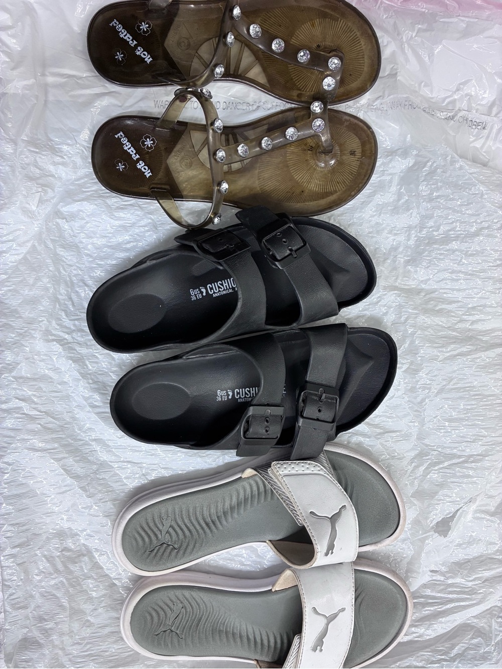 Not Rated Women's Multi-Pack Sandal Set — Black, Brown, Gray